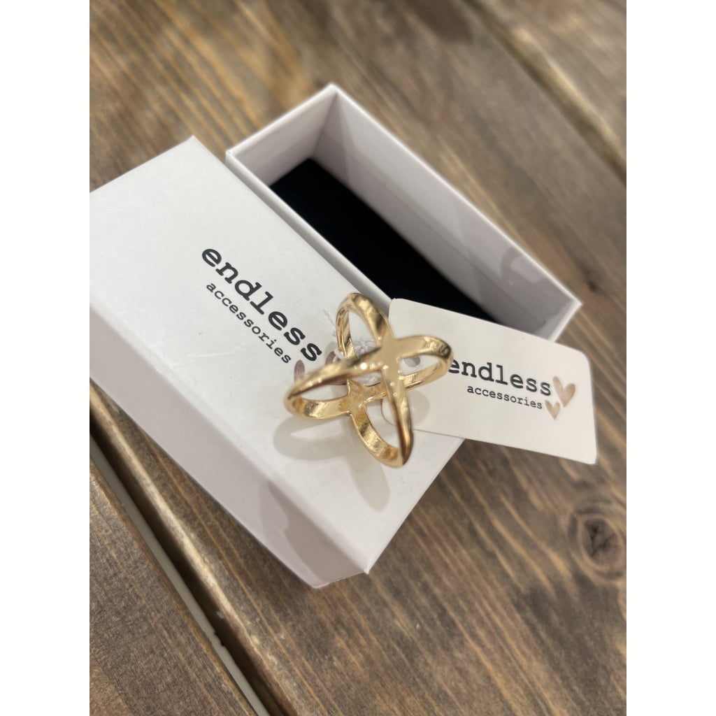 Endless Skjerf klemme Bandanas Ring Gull