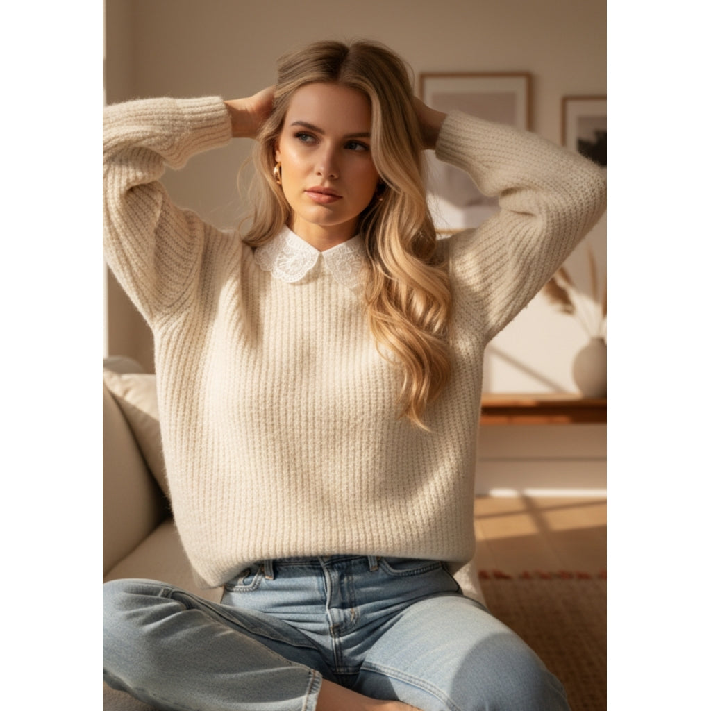 Endless Skjortekrage Skjortekrager Hvit