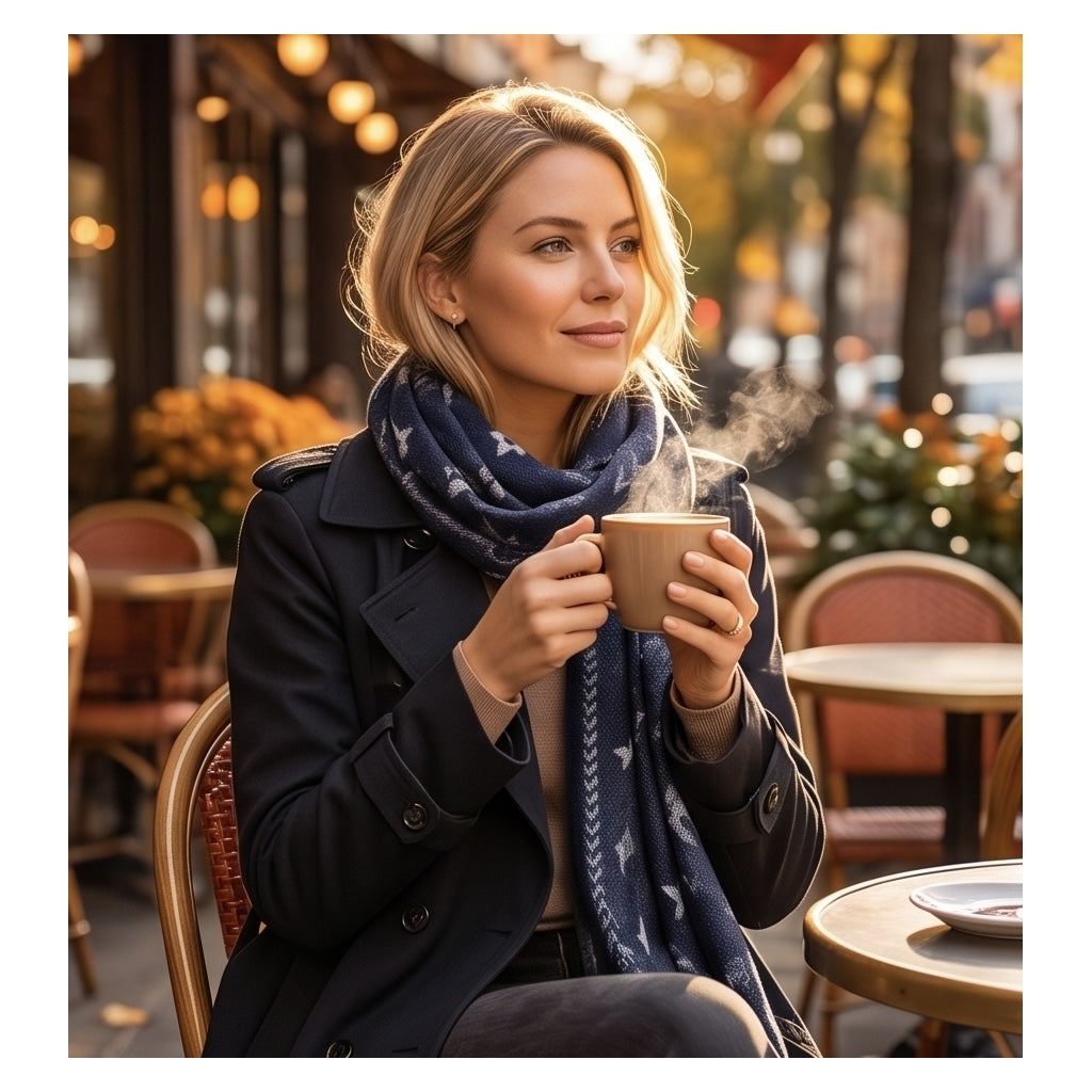 Endless Stockholm Scarf Skjerf Blå