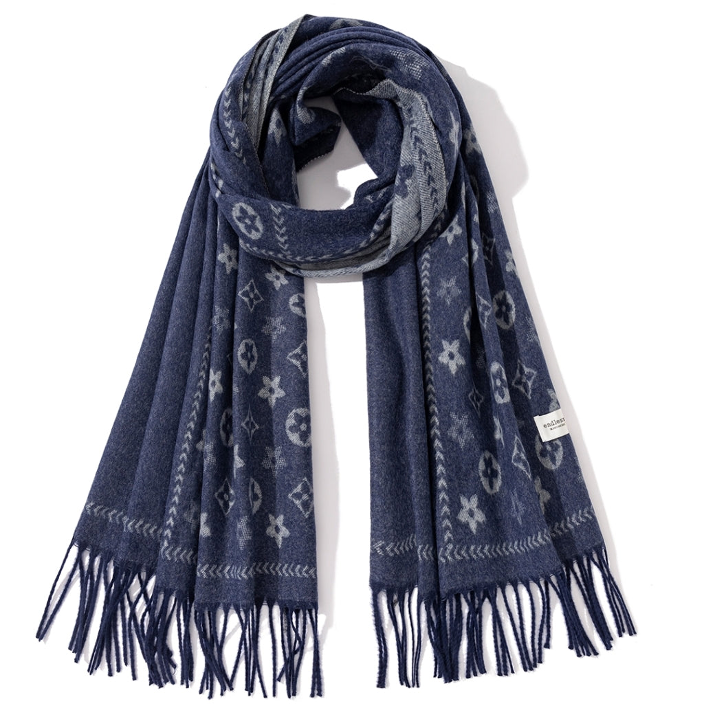 Endless Stockholm Scarf Skjerf Blå