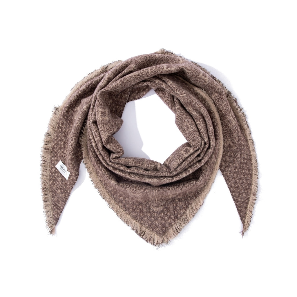 Endless Tibet Rag Skjerf Brun