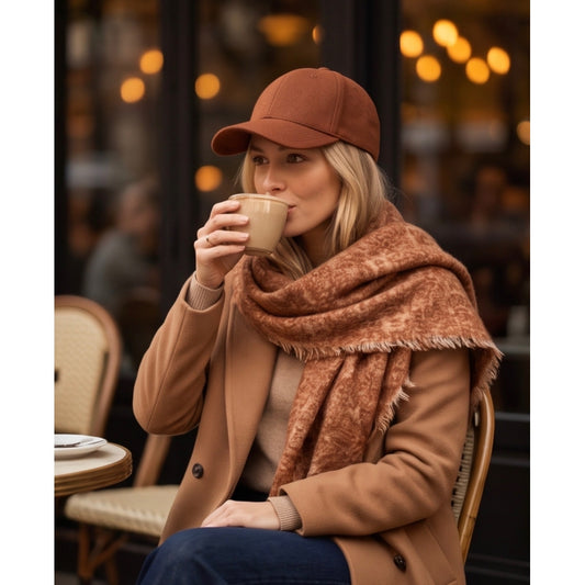 Endless Tibet Rag Skjerf Rust