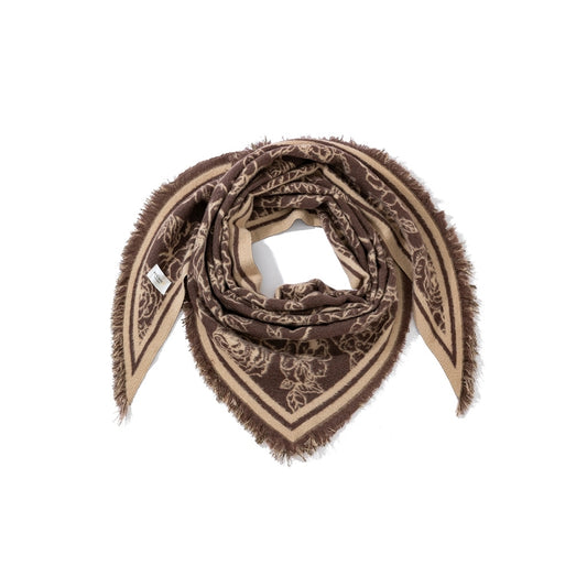 Endless Tibet Rag Skjerf Brun