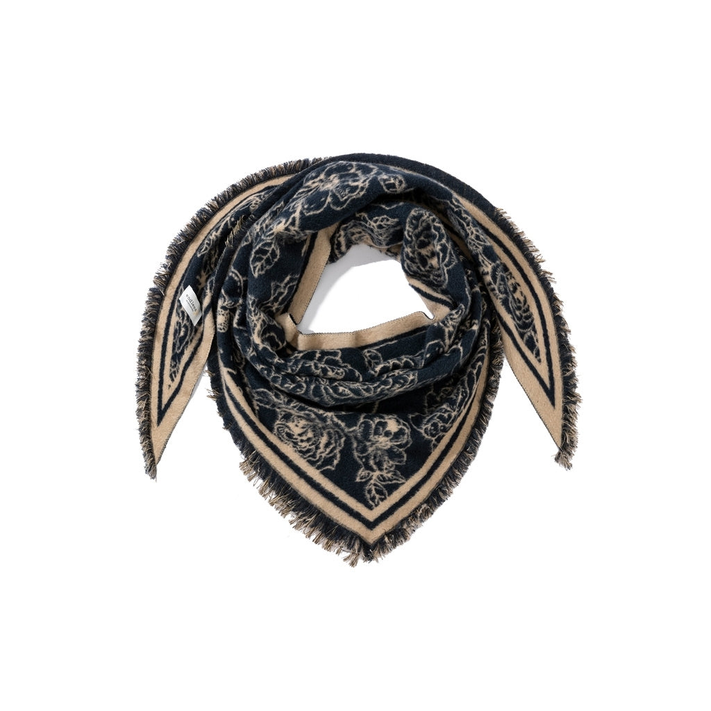 Endless Tibet Rag Skjerf Marine