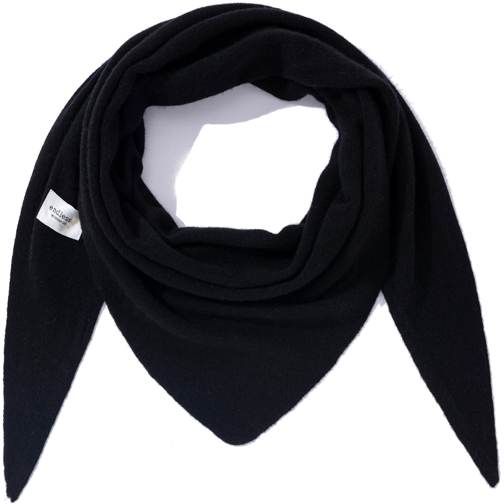 Endless Wool Sciarpa Skjerf Sort