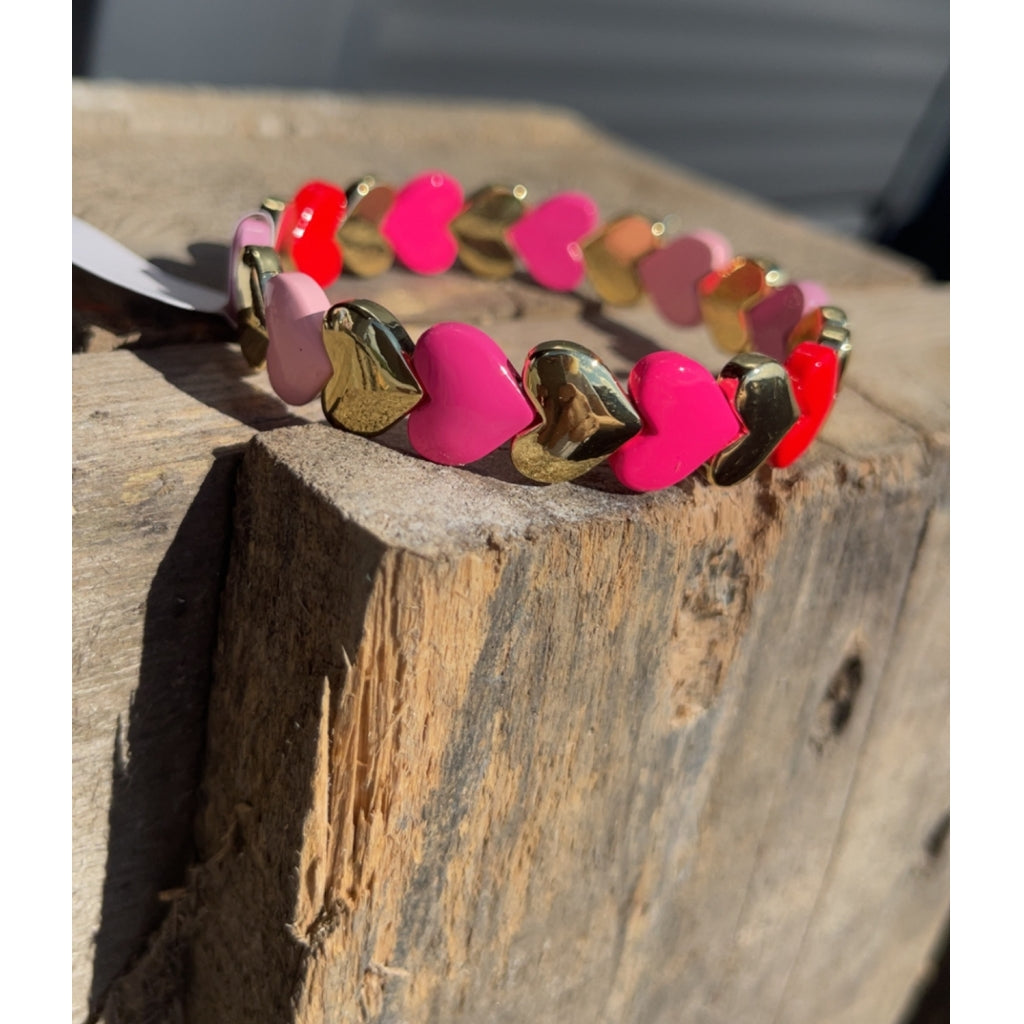 Endless armbånd Armbånd rosa mix