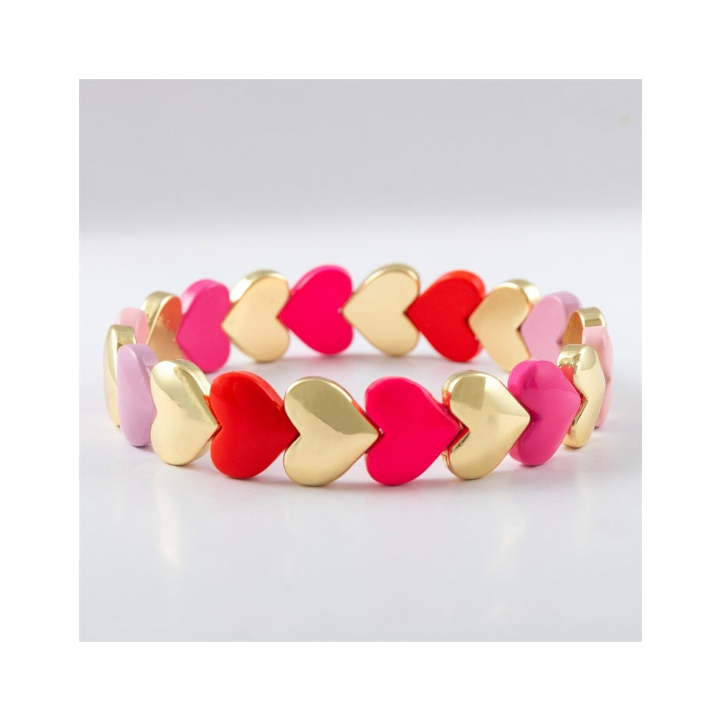 Endless armbånd Armbånd rosa mix