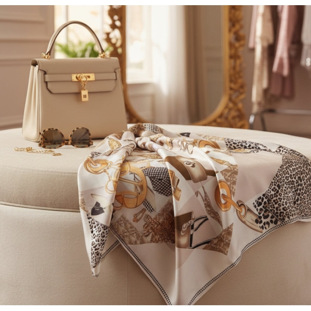 Endless bandana Silke Bandanas Sand