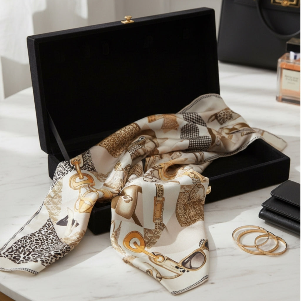 Endless bandana Silke Bandanas Sand