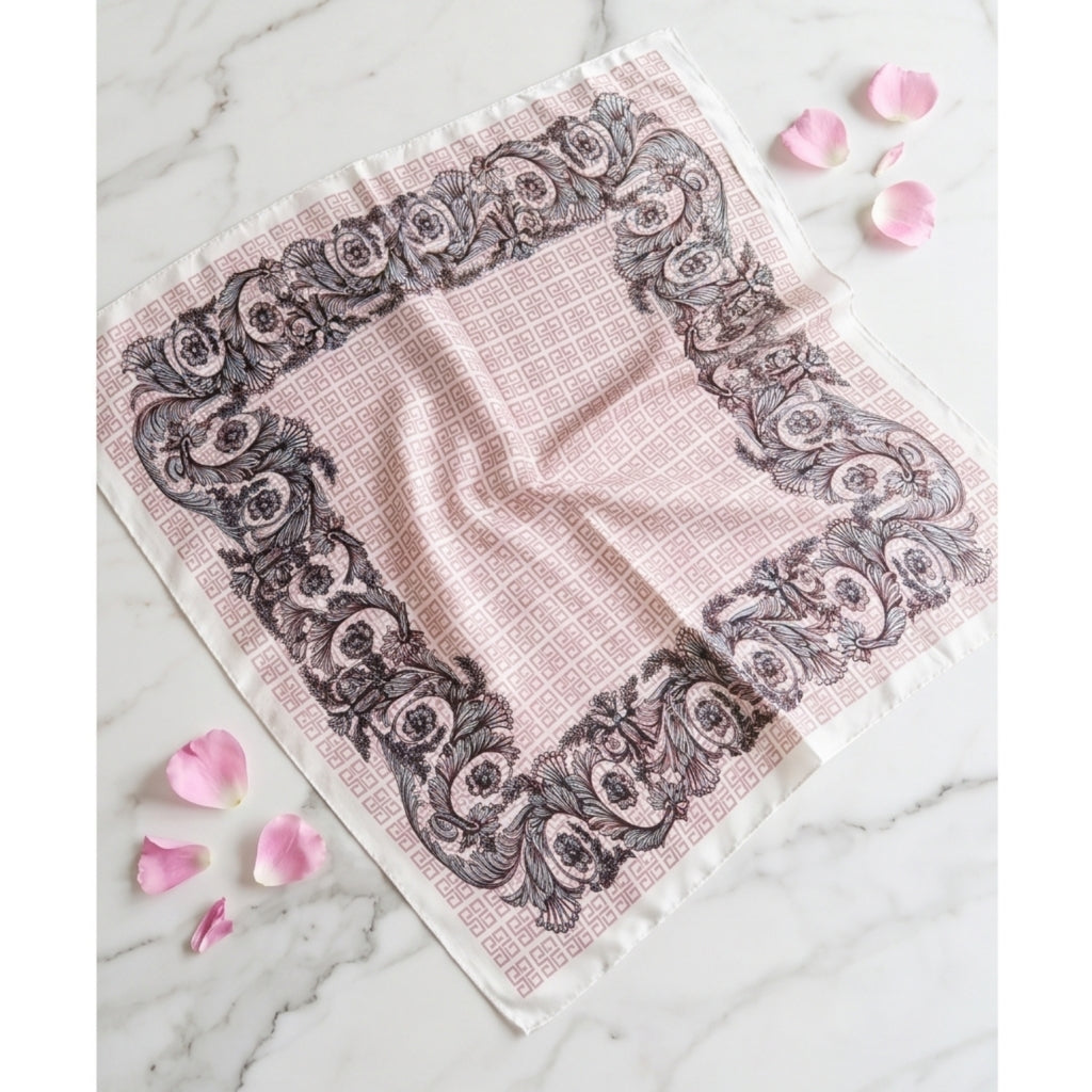 Endless bandana silke Bandanas Lys rosa