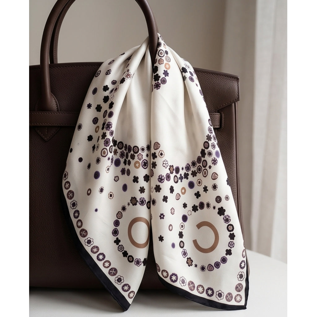 Endless bandana silke Bandanas Offwhite