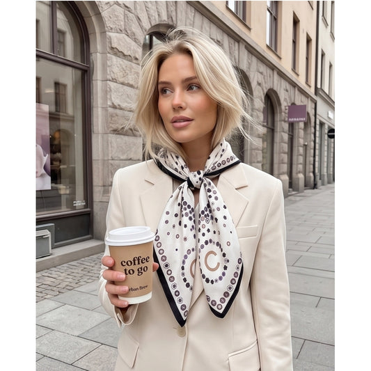 Endless bandana silke Bandanas Offwhite