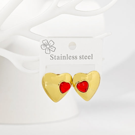 Endless øredobber Øredobber Rød