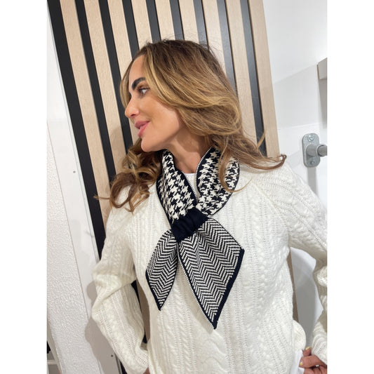 Endless skjerf  Sort