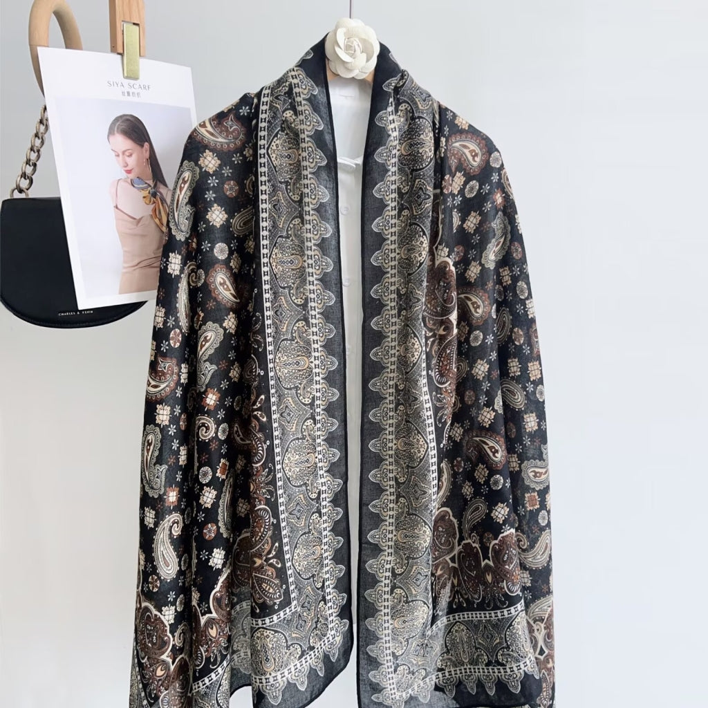 Endless skjerf Skjerf Sort