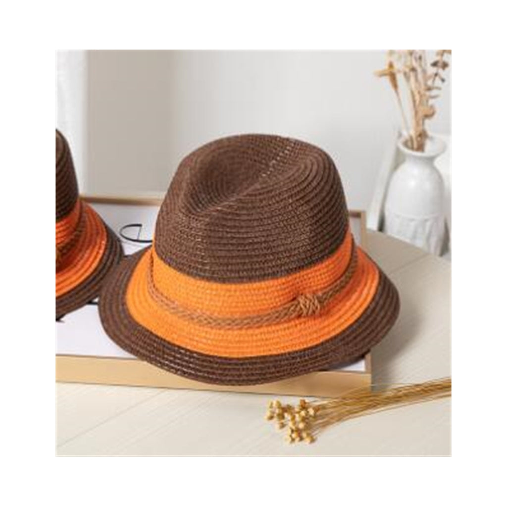 Endless solhatt Hatter Nøtt / Orange
