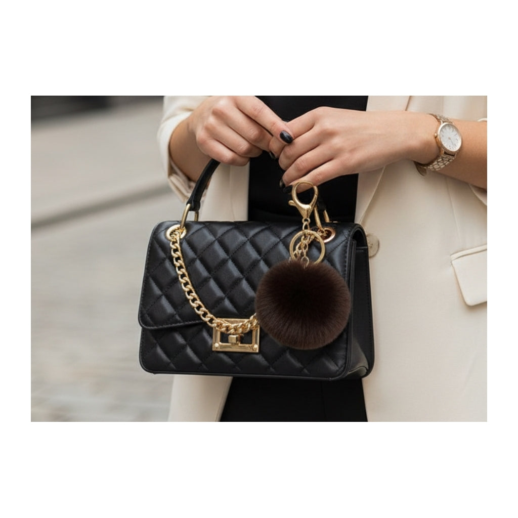 Endless veskepynt Veskepynt Mørk brun