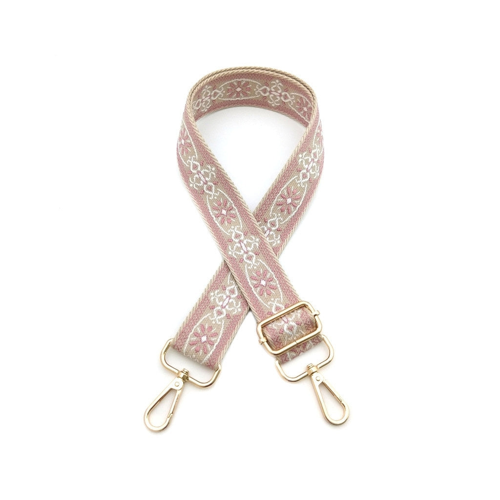 Endless veskestropper Veskerem Lys Rosa Beige