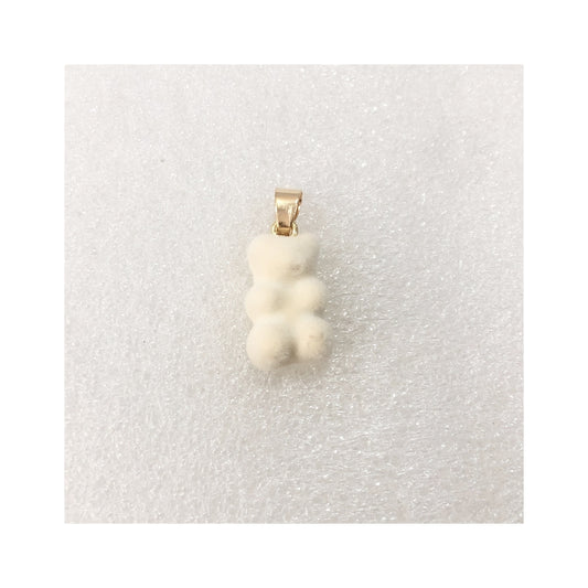 Endless Bear Velvet Charm Offwhite