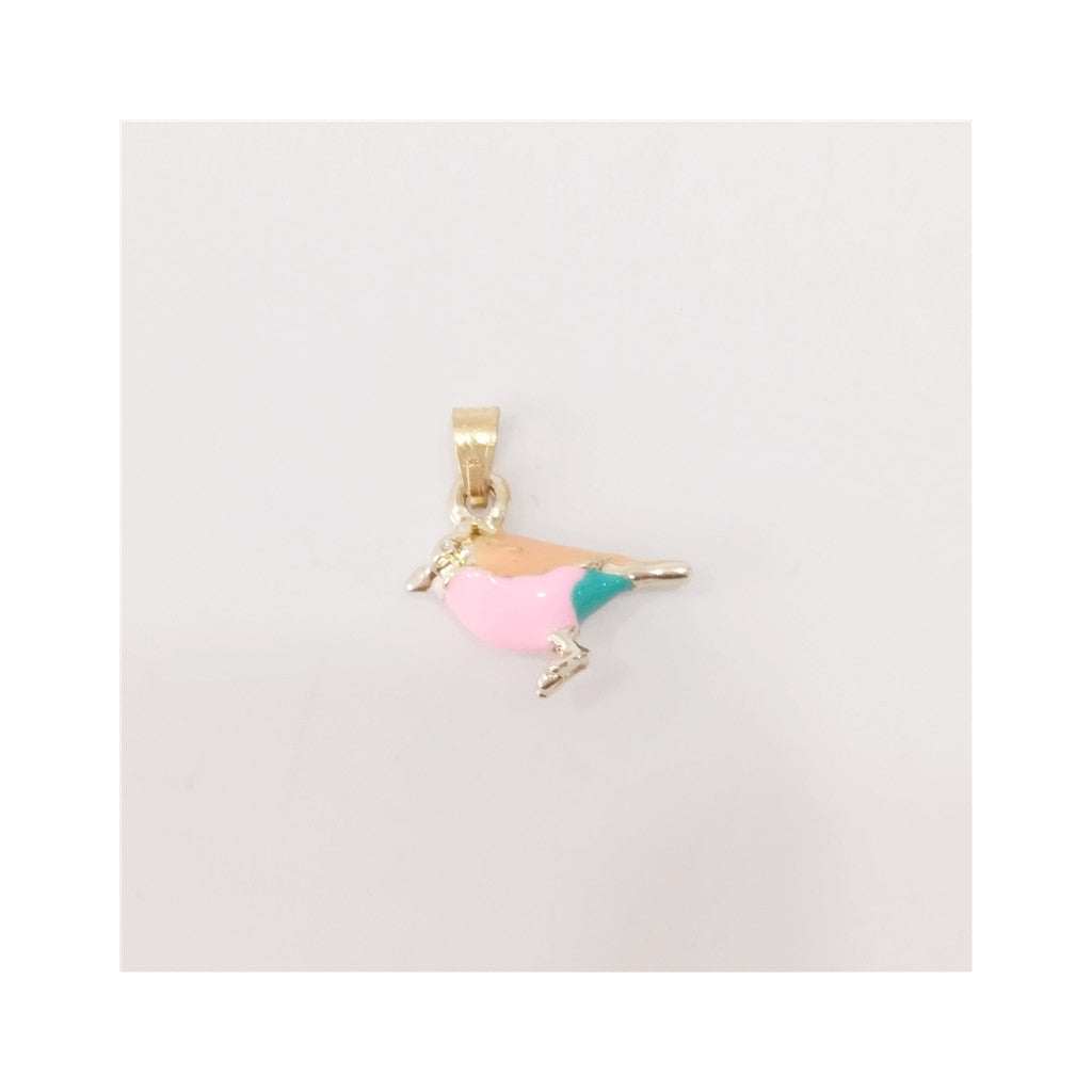 Endless Bird Charm rosa/pudder