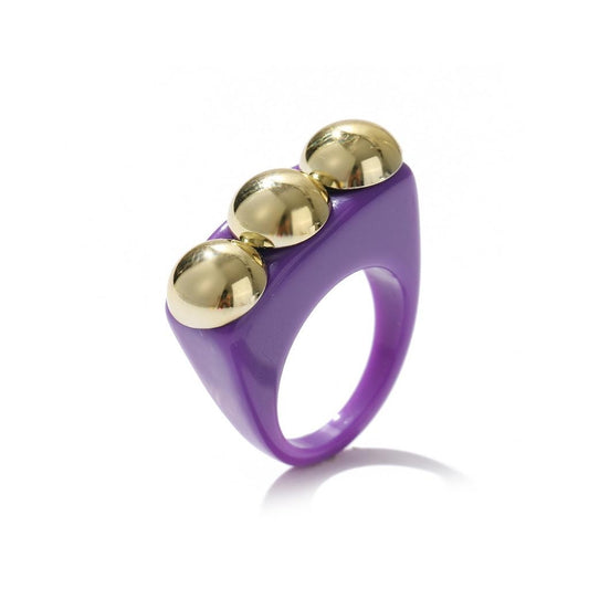 Endless Poppy Ring Lilla