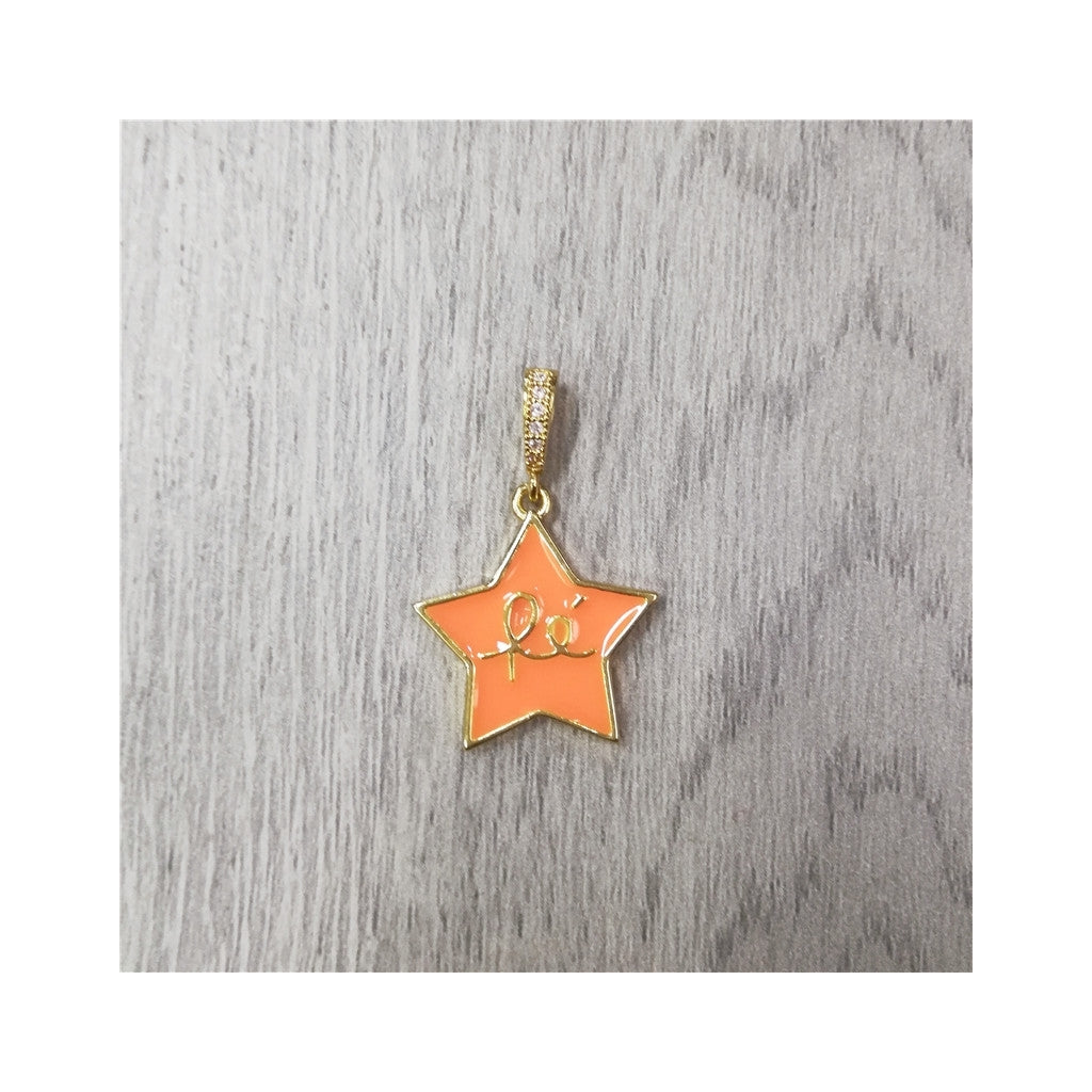 Endless stjerne Charm orange